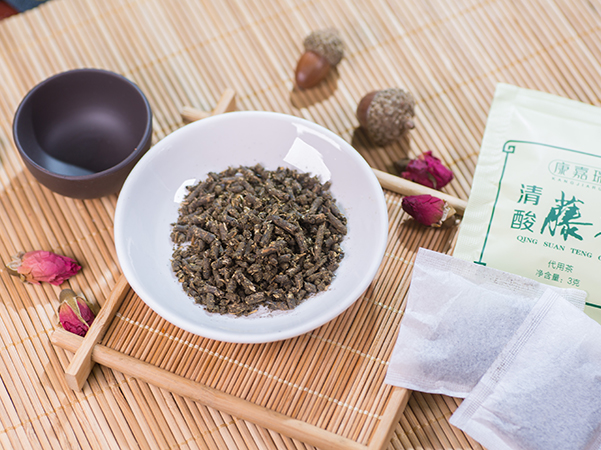 藤茶四角塑料包装