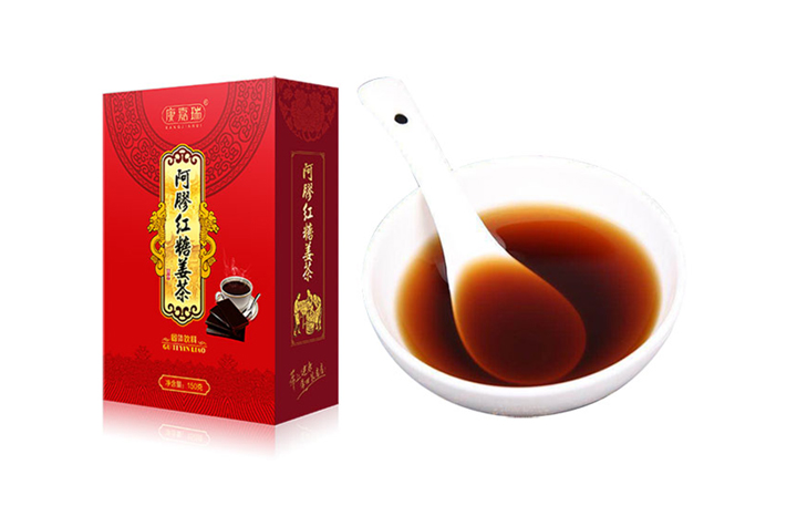 阿胶红糖姜茶